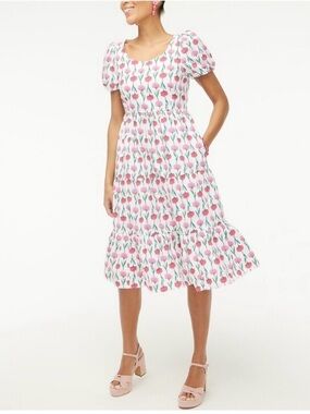 EUC J. Crew Floral Print Dress - Size 4